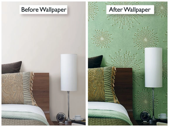 Clean wall surface after professional wallpaper removal